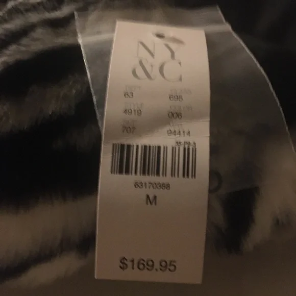 Zebra Faux Fur & Leather Bomber-Styled Jacket (Slimming) - Picture 3 of 5